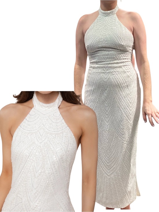 Anne Barge Dresses & Skirts - Halter Neck Anne Barge Just One Look Midi Dress in Ivory